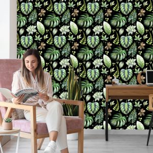 Papier Peint Plantes Sur Fond Sombre – Image 7