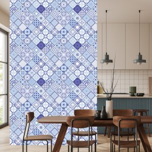 Papier Peint Carrelage Imitation Mosaïque Motifs Salle À Manger – Image 4