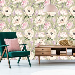 Papier Peint Pivoines Aux Couleurs Douces – Image 6