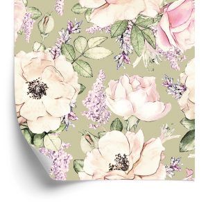 Papier Peint Pivoines Aux Couleurs Douces – Image 2