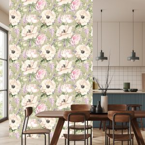 Papier Peint Pivoines Aux Couleurs Douces – Image 4