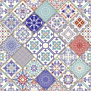 Papier Peint Mosaïque Ornementale – Image 1