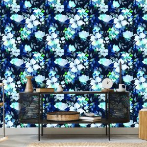 Papier Peint Motif Aquarelle Florale – Image 5