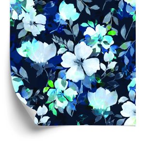Papier Peint Motif Aquarelle Florale – Image 2