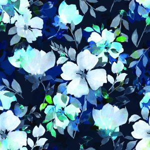 Papier Peint Motif Aquarelle Florale – Image 1