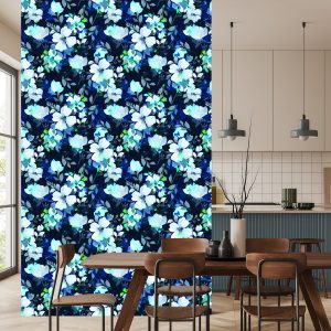 Papier Peint Motif Aquarelle Florale – Image 4