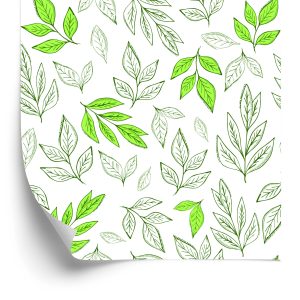 Papier Peint Feuilles Comme Dessinées – Image 2