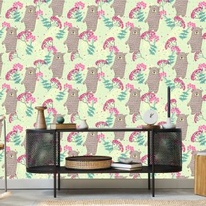 Papier Peint Pour Les Enfants - Ours Joyeux – Image 5
