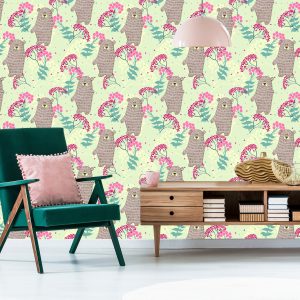 Papier Peint Pour Les Enfants - Ours Joyeux – Image 6