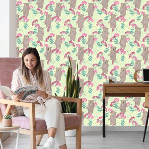 Papier Peint Pour Les Enfants - Ours Joyeux – Image 7