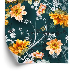 Papier Peint Fleurs Anciennes – Image 2