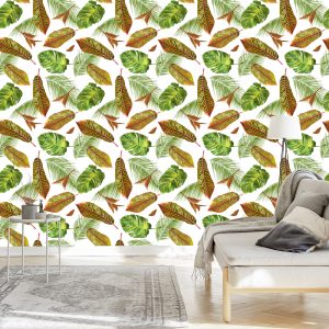 Papier Peint Feuilles De Palmiers Tropicaux – Image 3