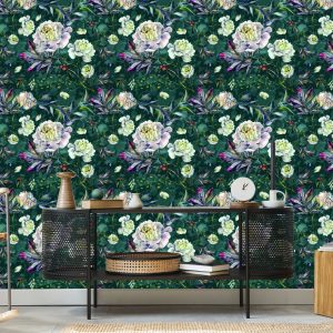 Papier Peint Fleurs De Pivoines Vintage – Image 5