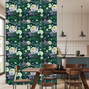 Papier Peint Fleurs De Pivoines Vintage – Image 4