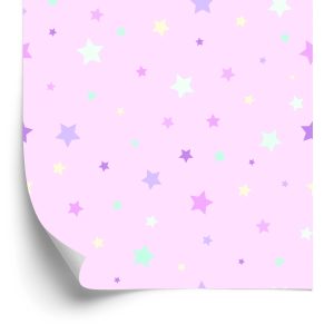 Papier Peint Pour Les Enfants - Étoiles Colorées – Image 2