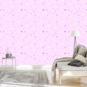 Papier Peint Pour Les Enfants - Étoiles Colorées – Image 3