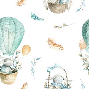 Papier Peint Animaux Et Ballons – Image 1