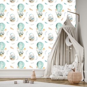 Papier Peint Animaux Et Ballons – Image 3