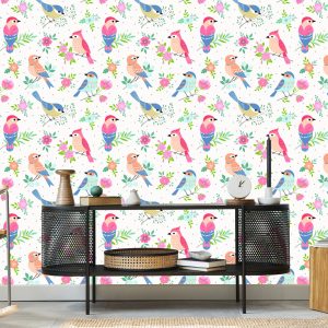 Papier Peint Oiseaux Multicolores – Image 5