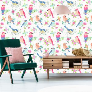 Papier Peint Oiseaux Multicolores – Image 6