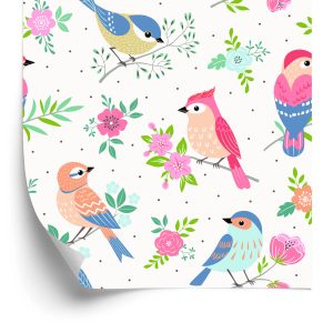 Papier Peint Oiseaux Multicolores – Image 2