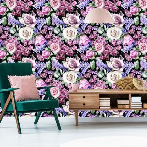 Papier Peint Roses Colorées – Image 6