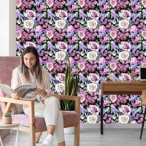 Papier Peint Roses Colorées – Image 7