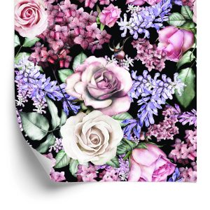 Papier Peint Roses Colorées – Image 2