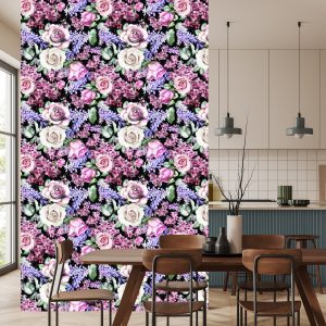 Papier Peint Roses Colorées – Image 4