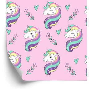 Papier Peint Pour Les Enfants - Licornes Colorées – Image 2