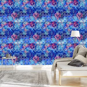 Papier Peint Motifs Géométriques Ethniques – Image 3