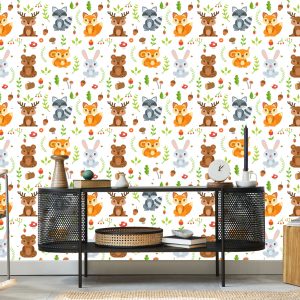 Papier Peint Pour Les Enfants - Amis De La Forêt – Image 5