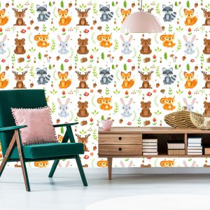 Papier Peint Pour Les Enfants - Amis De La Forêt – Image 6