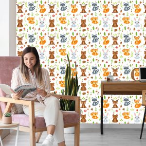 Papier Peint Pour Les Enfants - Amis De La Forêt – Image 7