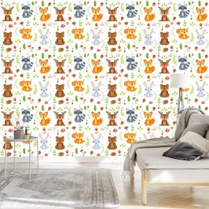 Papier Peint Pour Les Enfants - Amis De La Forêt – Image 3