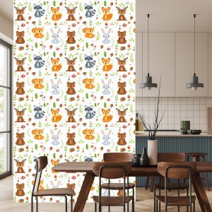 Papier Peint Pour Les Enfants - Amis De La Forêt – Image 4