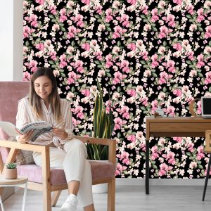 Papier Peint Pour Une Chambre Nature Fleurs Orchidée Orchidée – Image 7