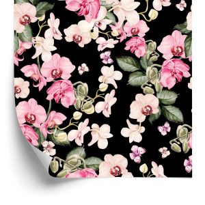 Papier Peint Pour Une Chambre Nature Fleurs Orchidée Orchidée – Image 2