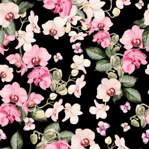 Papier Peint Pour Une Chambre Nature Fleurs Orchidée Orchidée – Image 1
