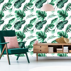 Papier Peint Belles Feuilles Exotiques – Image 6