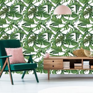 Papier Peint Belles Feuilles Exotiques – Image 6