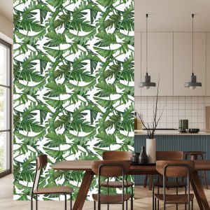 Papier Peint Belles Feuilles Exotiques – Image 4