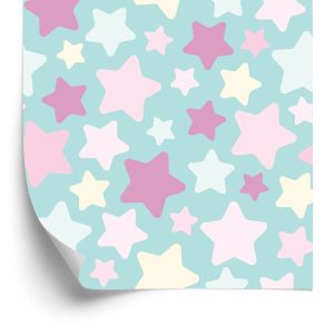 Papier Peint Pour Les Enfants - Belles Étoiles Colorées – Image 2