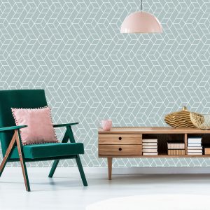 Papier Peint Motif Géométrique - Cubes – Image 6