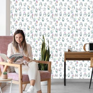 Papier Peint Pour Les Enfants - Happy Pandas – Image 7