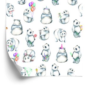 Papier Peint Pour Les Enfants - Happy Pandas – Image 2