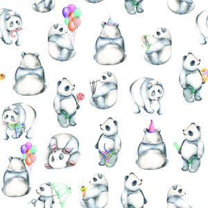 Papier Peint Pour Les Enfants - Happy Pandas – Image 1