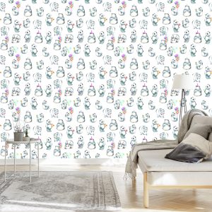 Papier Peint Pour Les Enfants - Happy Pandas – Image 3