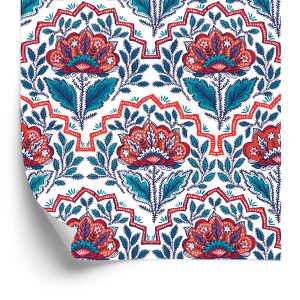 Papier Peint Belles Fleurs Colorées – Image 2
