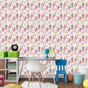 Papier Peint Pour Les Enfants Licornes Princesse De Conte De Fées – Image 4